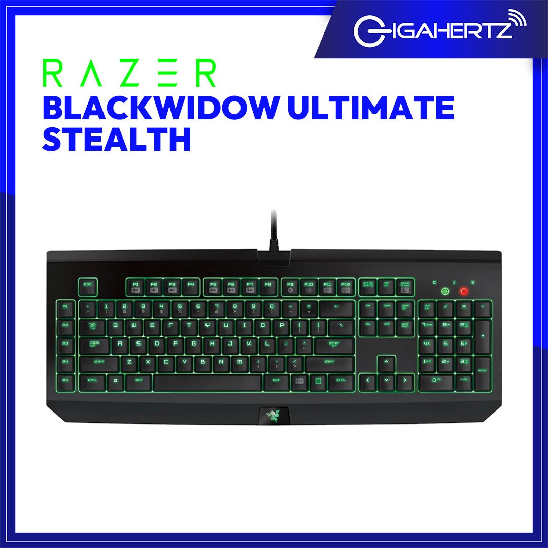 Razer BlackWidow Ultimate Stealth Mechanical Gaming Keyboard | Gigahertz