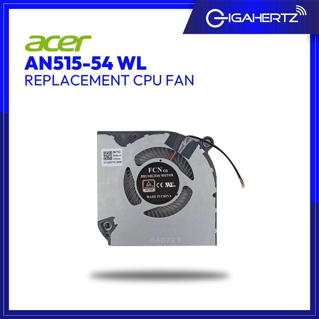 Replacement Acer CPU Fan for Acer AN515 - 54 WL | Gigahertz