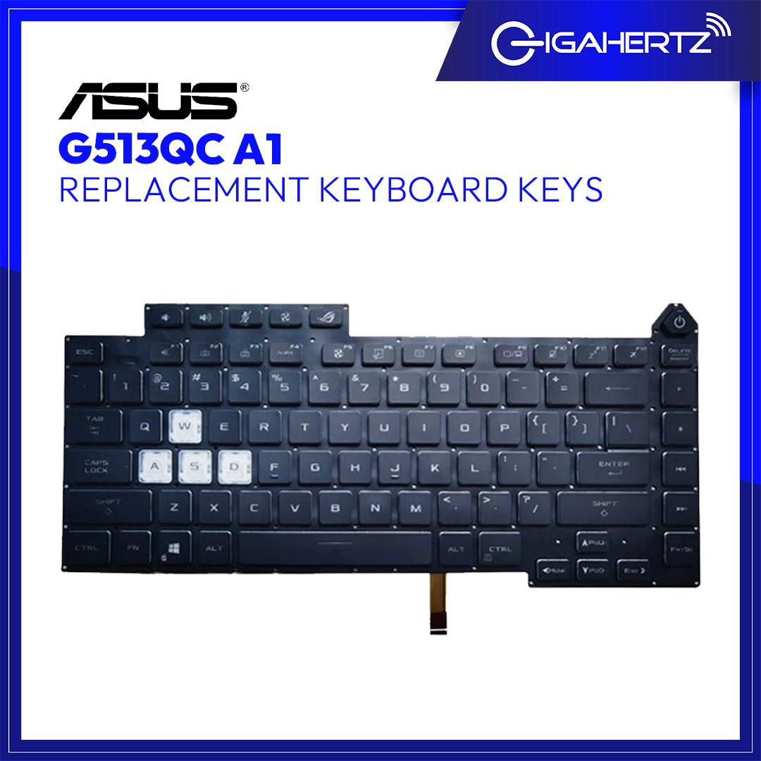 Replacement Asus Keyboard Keys G513QC A1 | Gigahertz