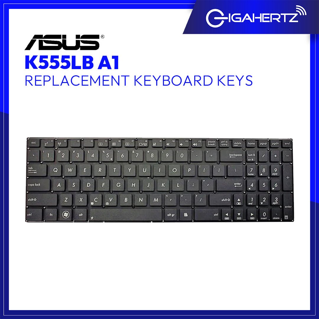 Replacement Asus Keyboard Keys K555LB A1 | Gigahertz