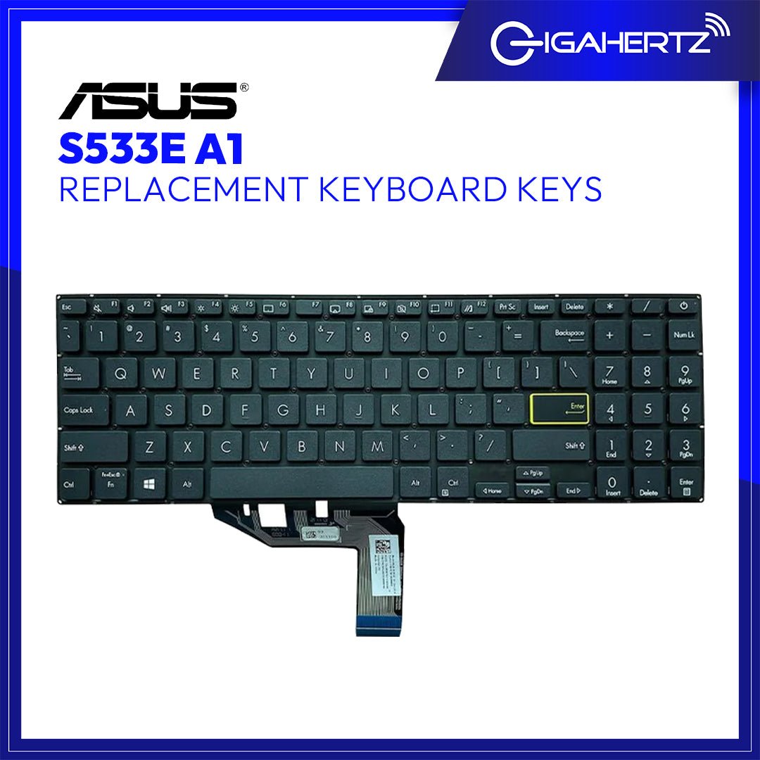 Replacement Asus Keyboard Keys S533E A1 | Gigahertz