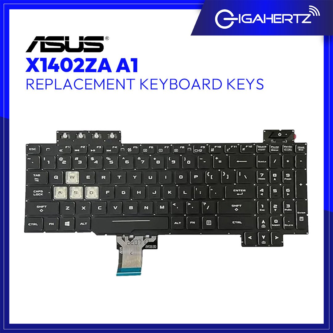 Replacement Asus Keyboard Keys X1402ZA A1 | Gigahertz