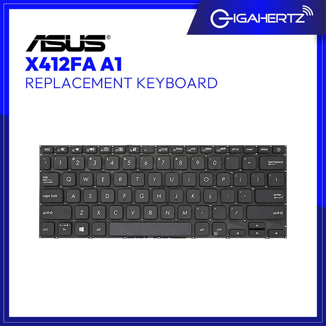 Replacement Asus Keyboard Keys X412FA A1 | Gigahertz