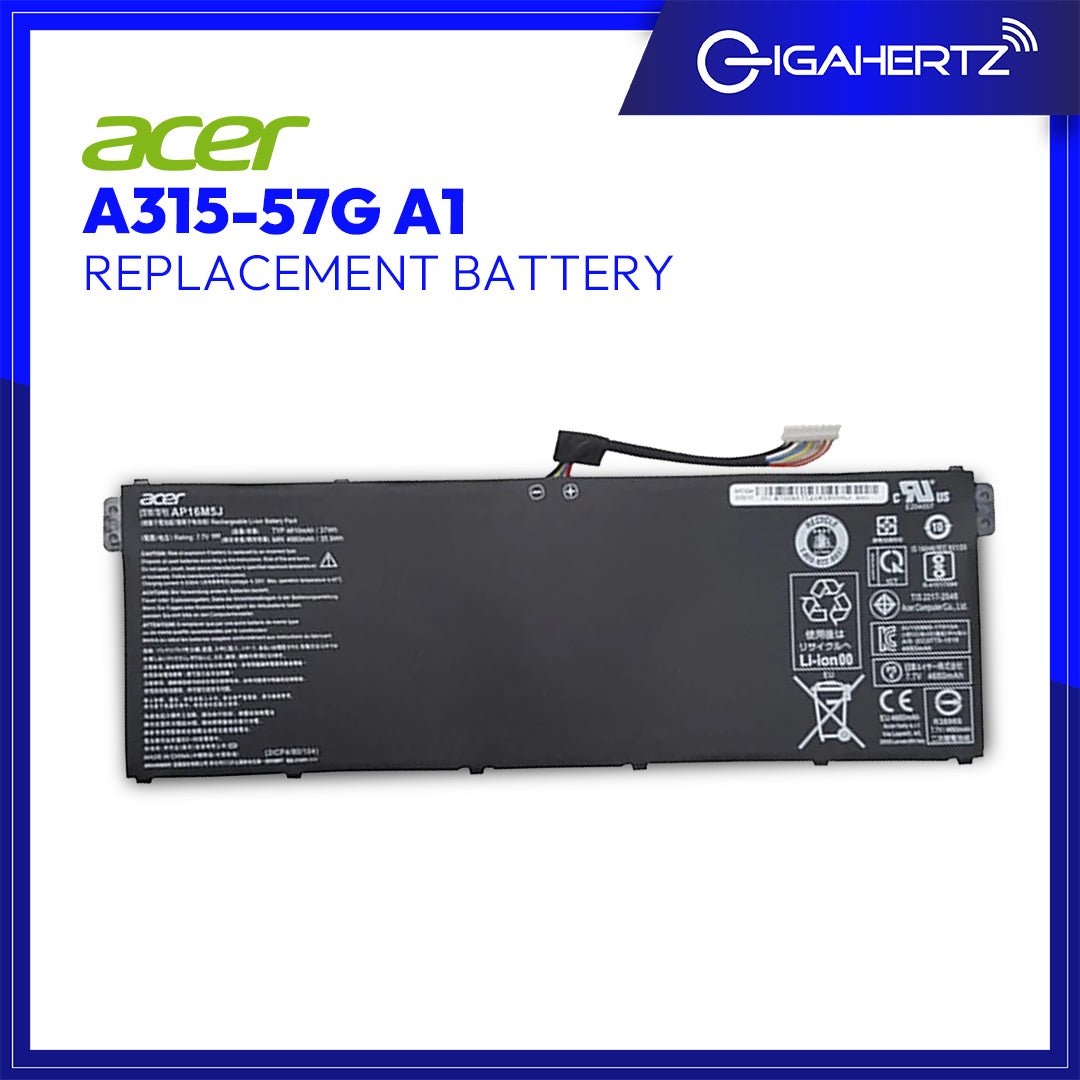 Replacement Battery for Acer A315 - 57G A1 | Gigahertz