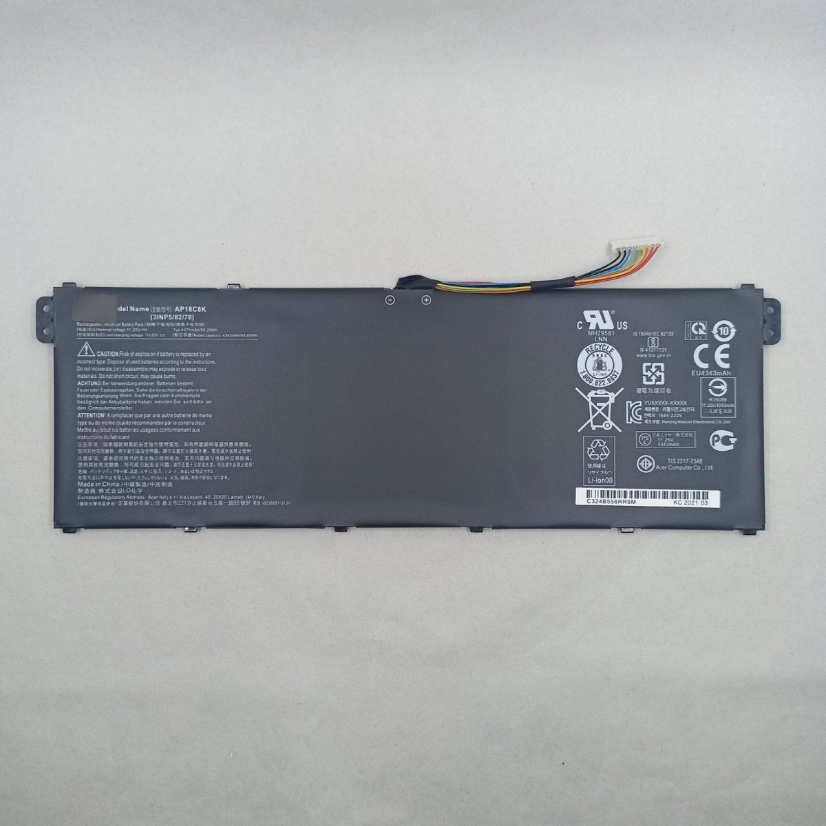 Replacement Battery for Acer A514 - 54 A1 | Gigahertz