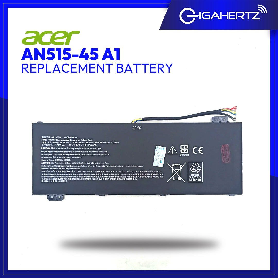 Replacement Battery for Acer AN515 - 45 A1 | Gigahertz