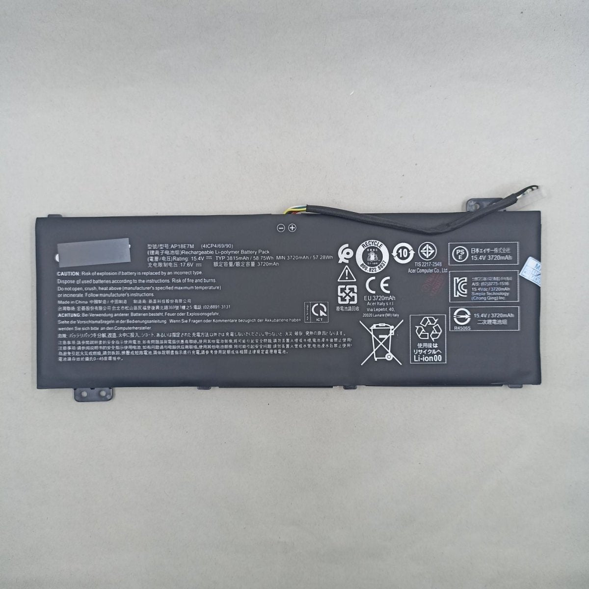 Replacement Battery for Acer PH315 - 52 A1 | Gigahertz