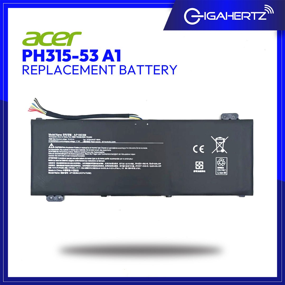 Replacement Battery for Acer PH315 - 53 A1 | Gigahertz