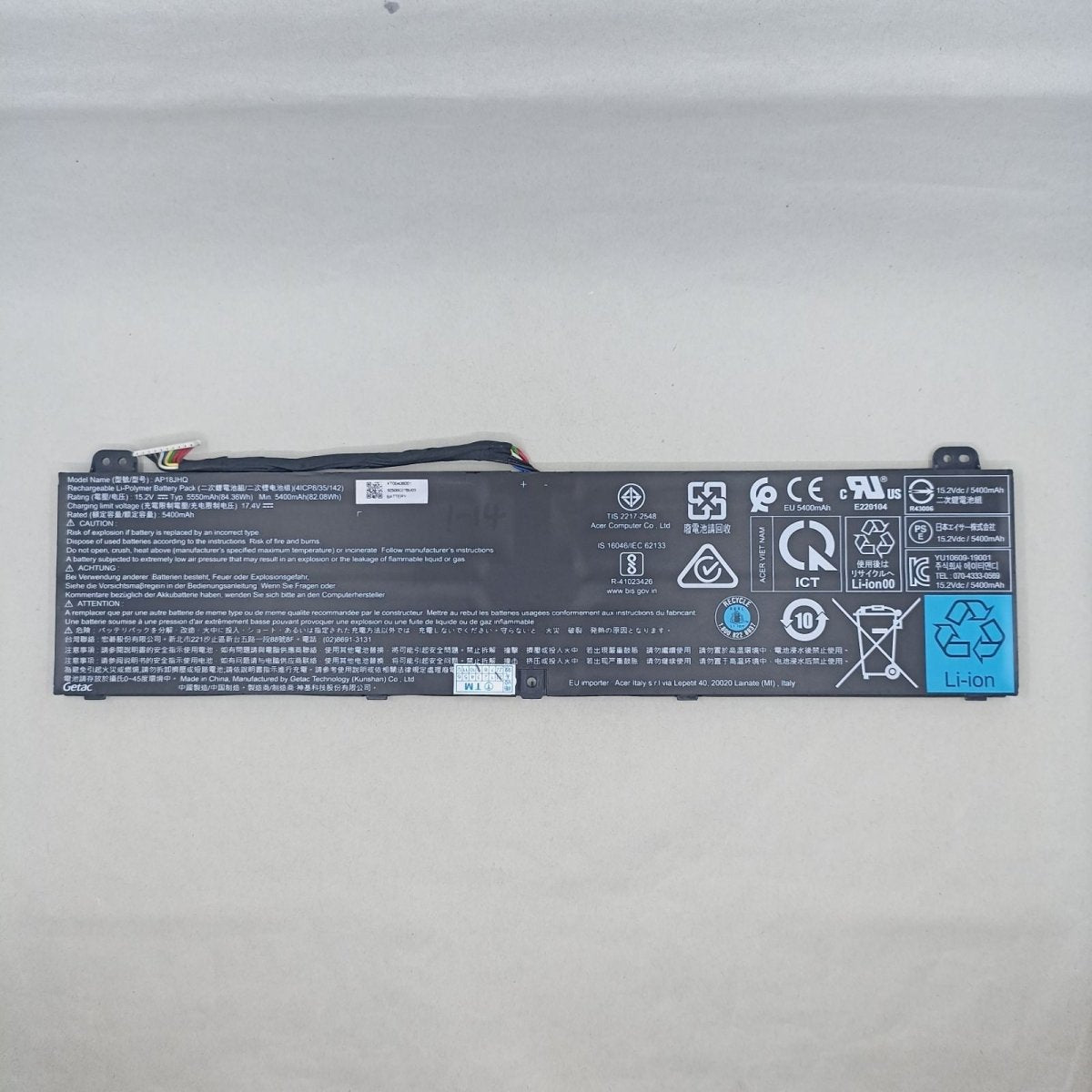 Replacement Battery for Acer PT515 - 51 A1 | Gigahertz