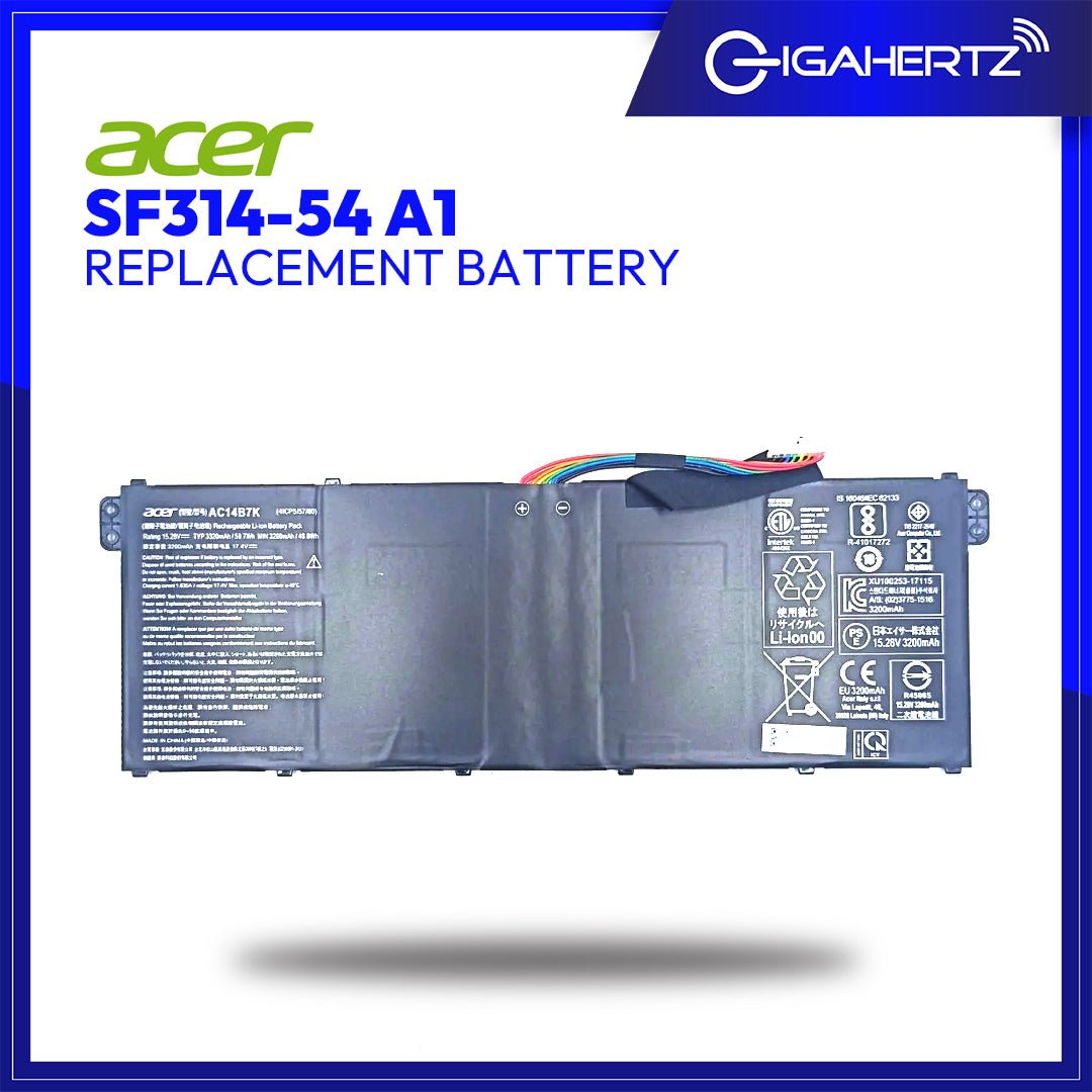 Replacement Battery for Acer SF314 - 54 A1 | Gigahertz