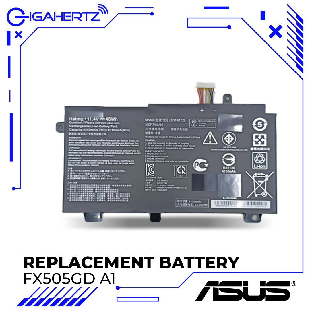 Replacement Battery for Asus FX505GD A1 | Gigahertz