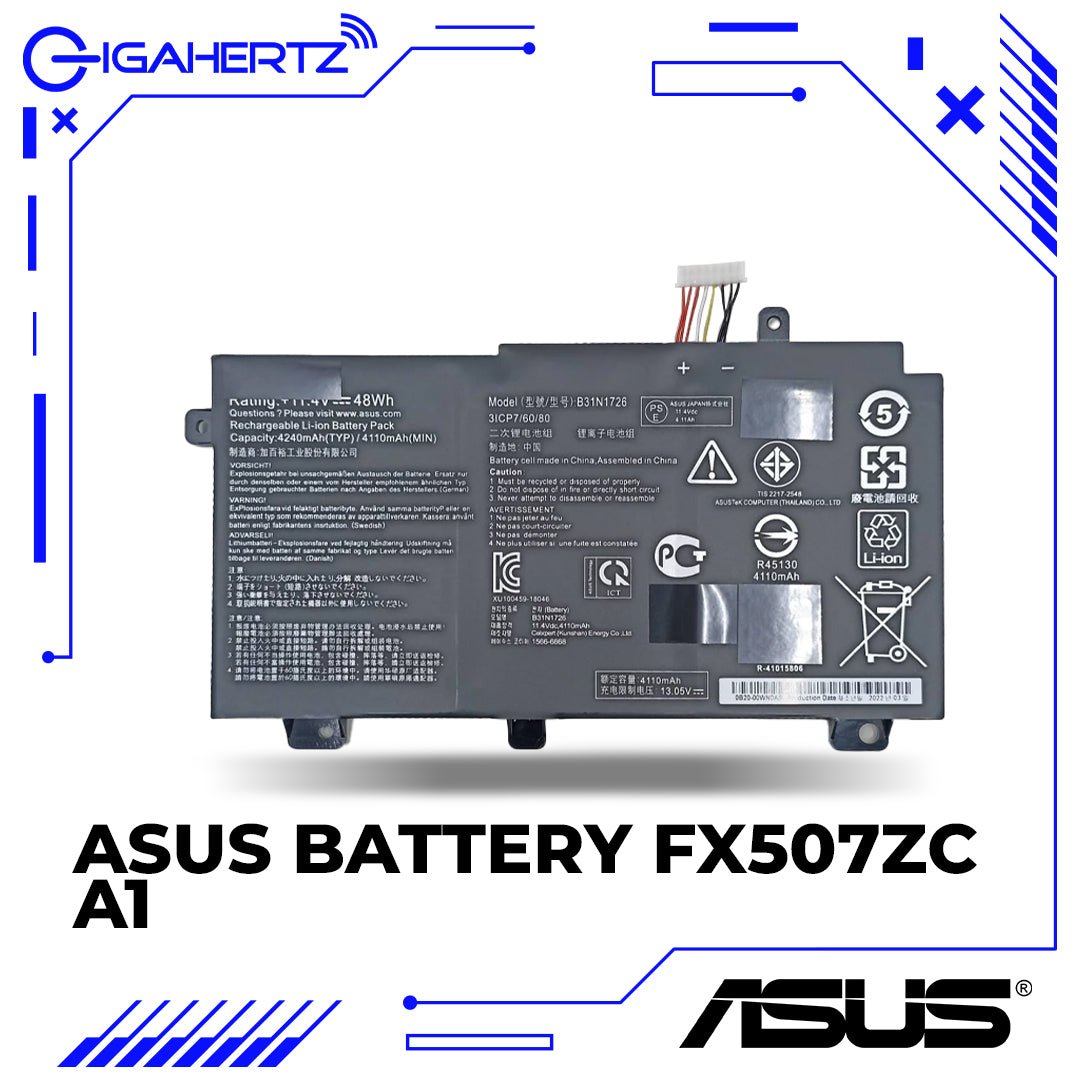 Replacement Battery for Asus FX507ZC A1 | Gigahertz