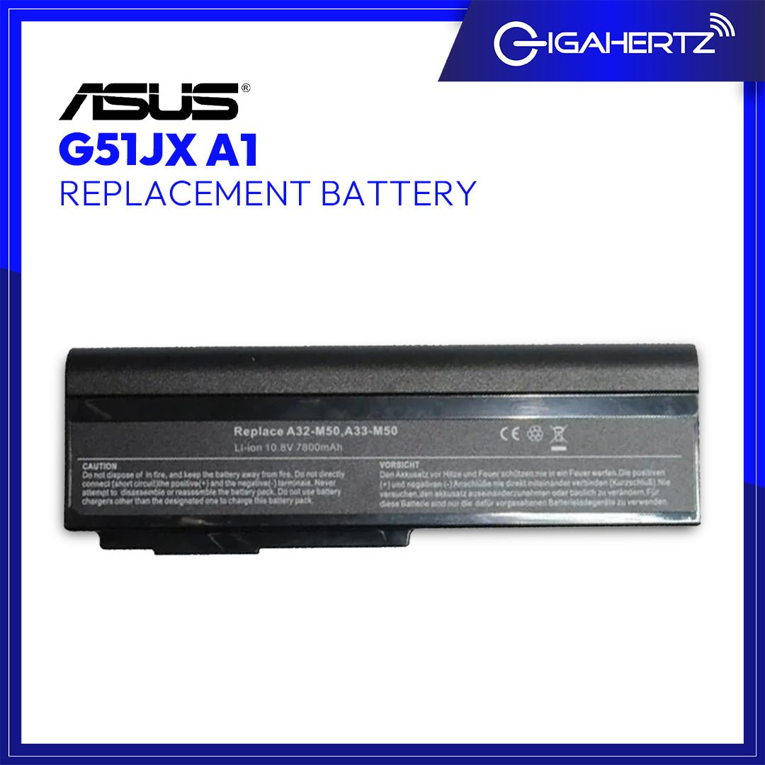 Replacement Battery for Asus G51JX A1 | Gigahertz