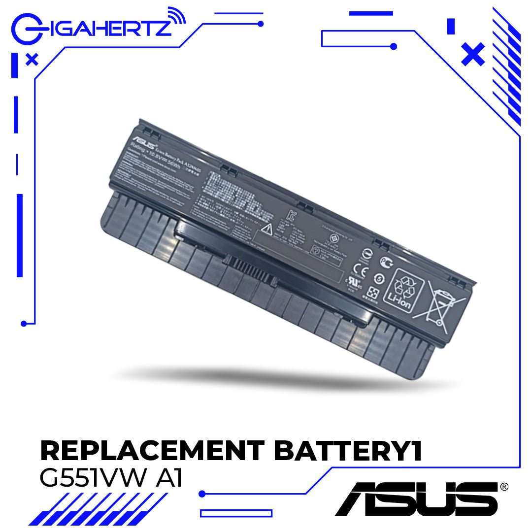 Replacement Battery for Asus G551VW A1 | Gigahertz