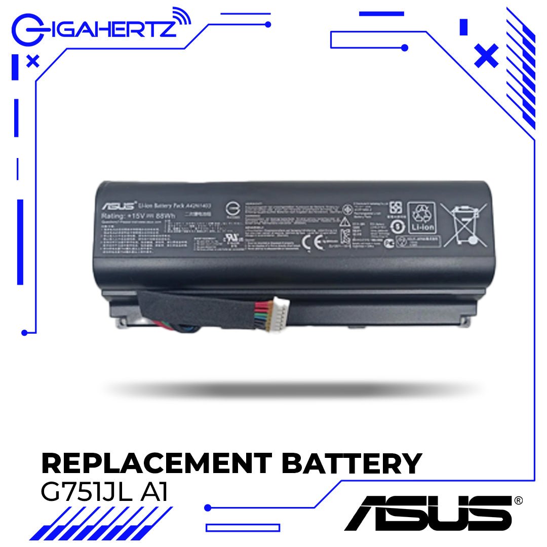 Replacement Battery for Asus G751JL A1 | Gigahertz