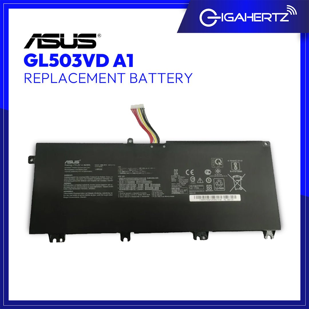 Replacement Battery for Asus GL503VD A1 | Gigahertz