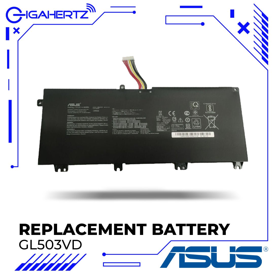 Replacement Battery for Asus GL503VD A1 | Gigahertz