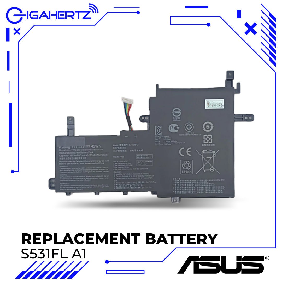 Replacement Battery for Asus S531FL A1 | Gigahertz