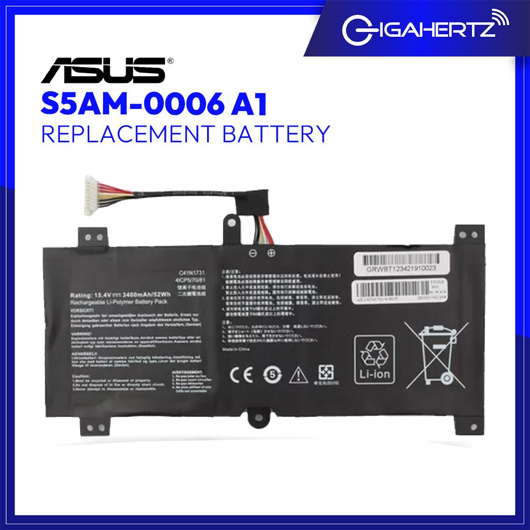 Replacement Battery for Asus S5AM - 0006 A1 | Gigahertz