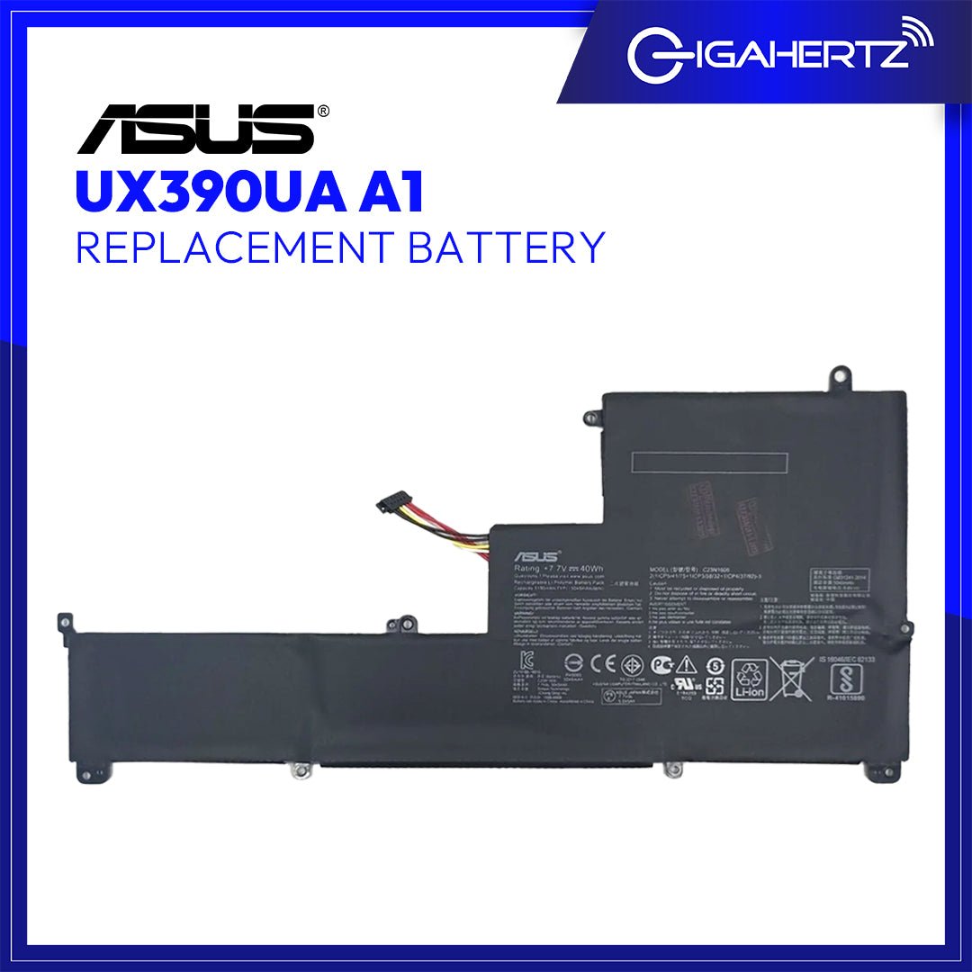 Replacement Battery for Asus UX390UA A1 | Gigahertz