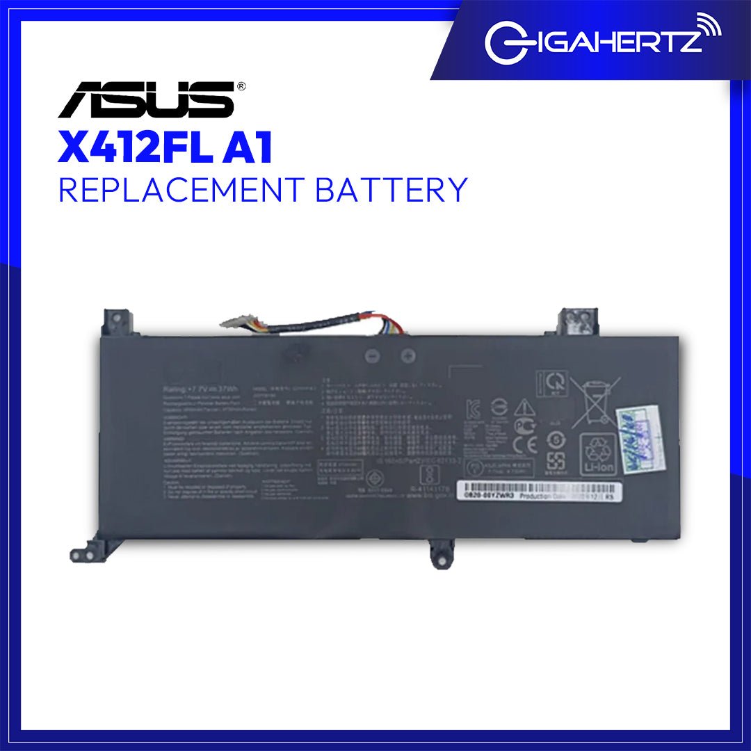 Replacement Battery for Asus X412FL A1 | Gigahertz