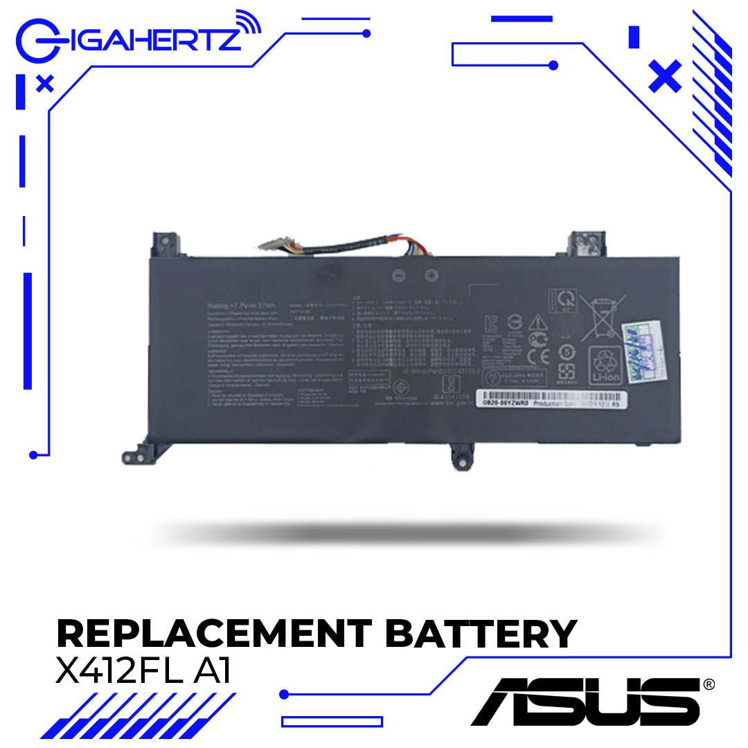 Replacement Battery for Asus X412FL A1 | Gigahertz