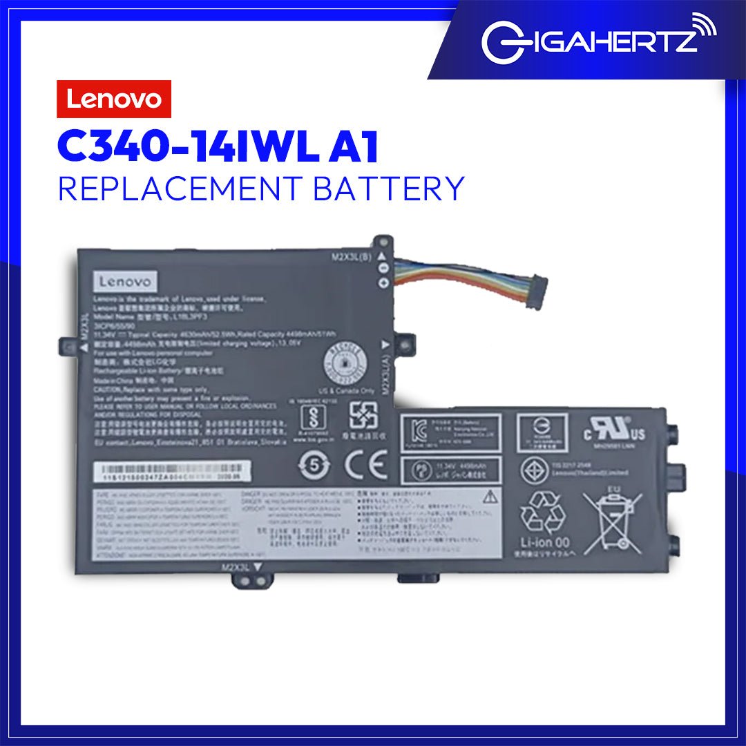 Replacement Battery for Lenovo C340 - 14IWL A1 | Gigahertz