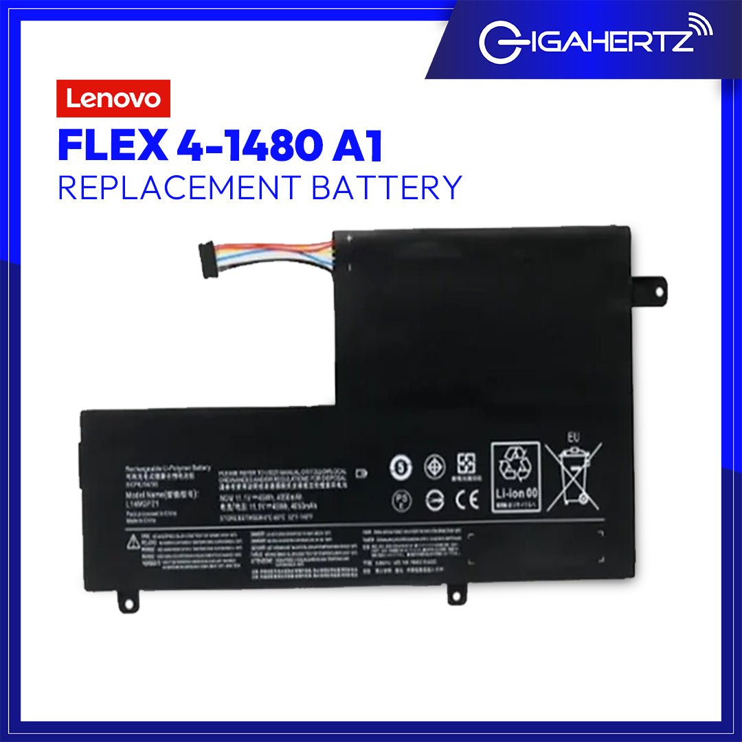 Replacement Battery for Lenovo Flex 4 - 1480 A1 | Gigahertz