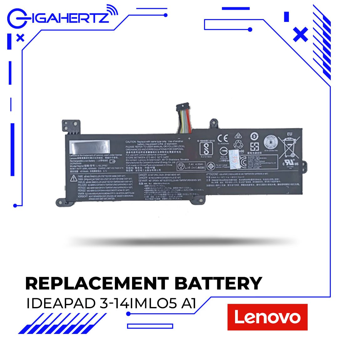 Replacement Battery for Lenovo IdeaPad 3 - 14IML05 A1 | Gigahertz