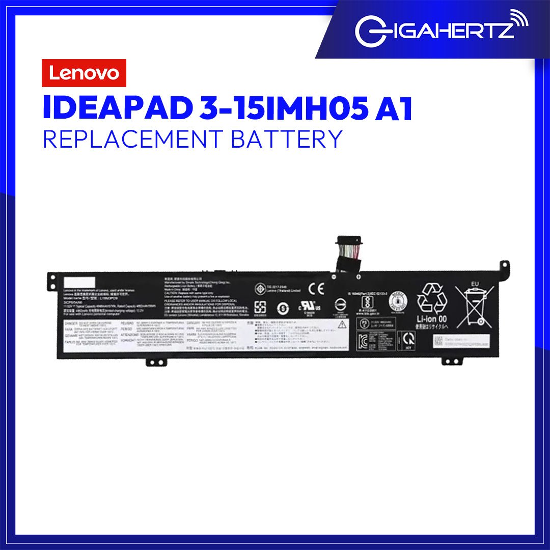 Replacement Battery for Lenovo IdeaPad 3 - 15IMH05 A1 | Gigahertz