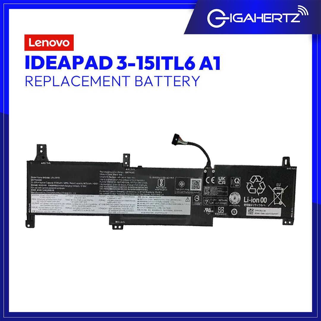 Replacement Battery for Lenovo IdeaPad 3 - 15ITL6 A1 | Gigahertz