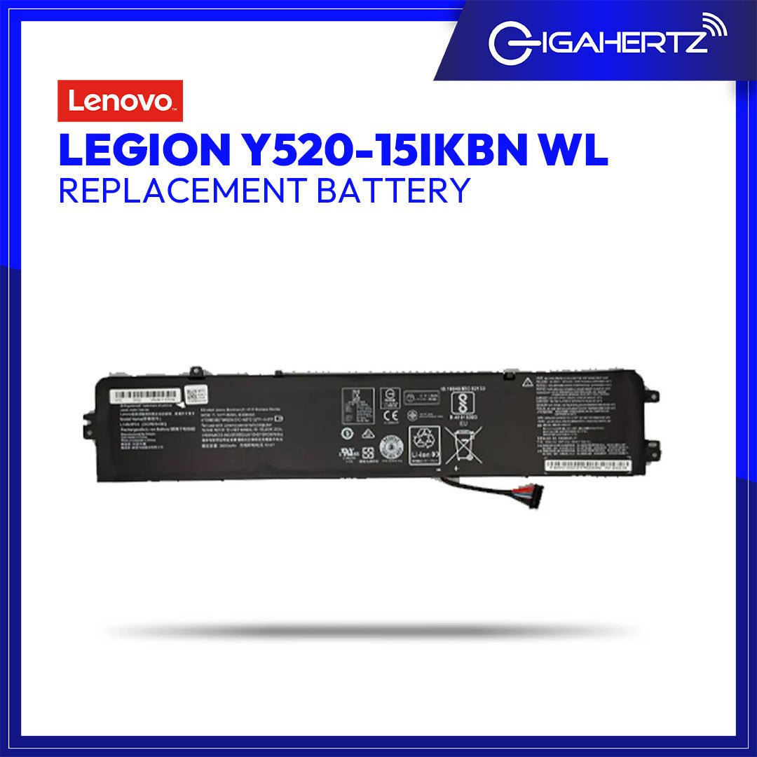 Replacement Battery for Lenovo Legion Y520 - 15IKBN WL | Gigahertz