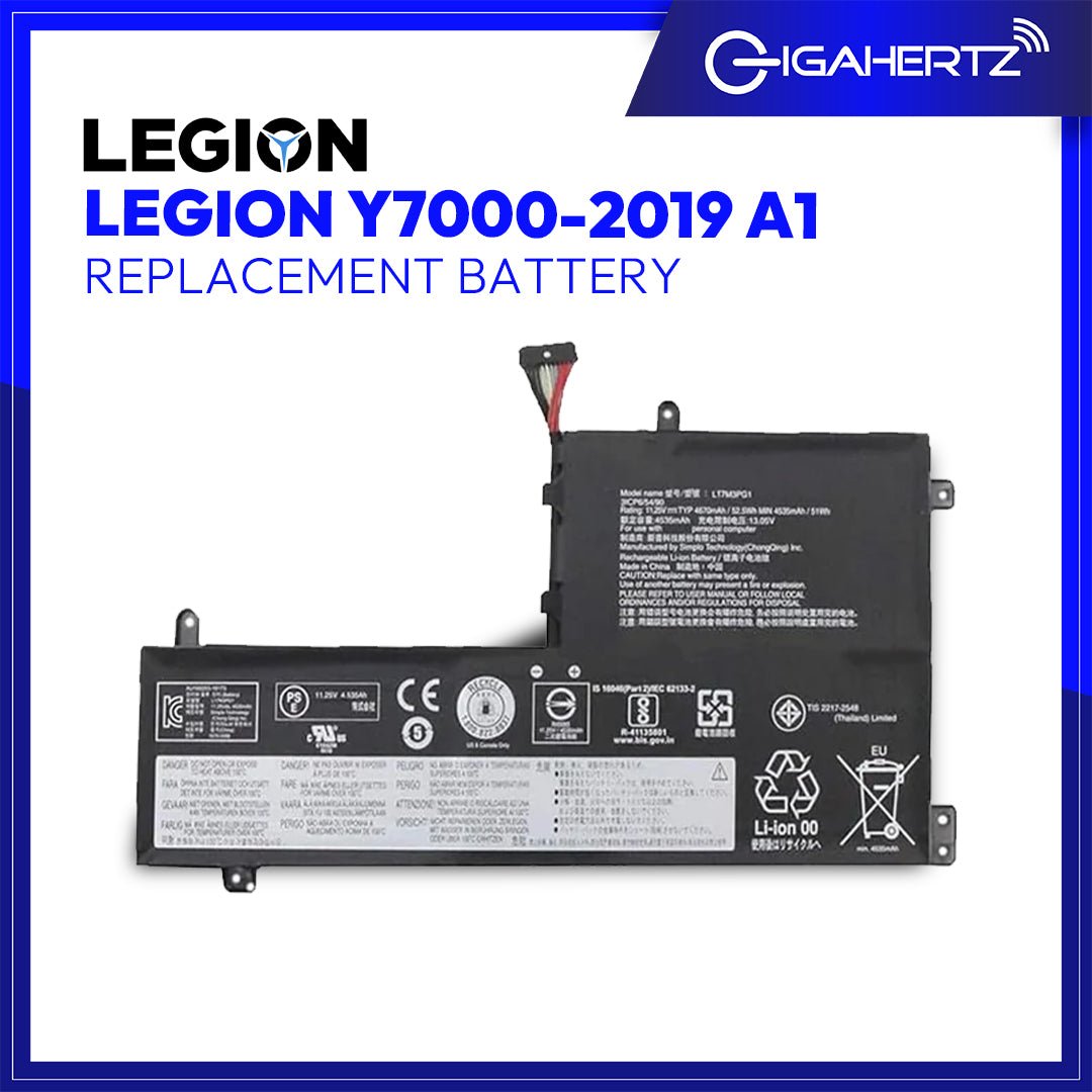 Replacement Battery for Lenovo Legion Y7000 - 2019 A1 | Gigahertz