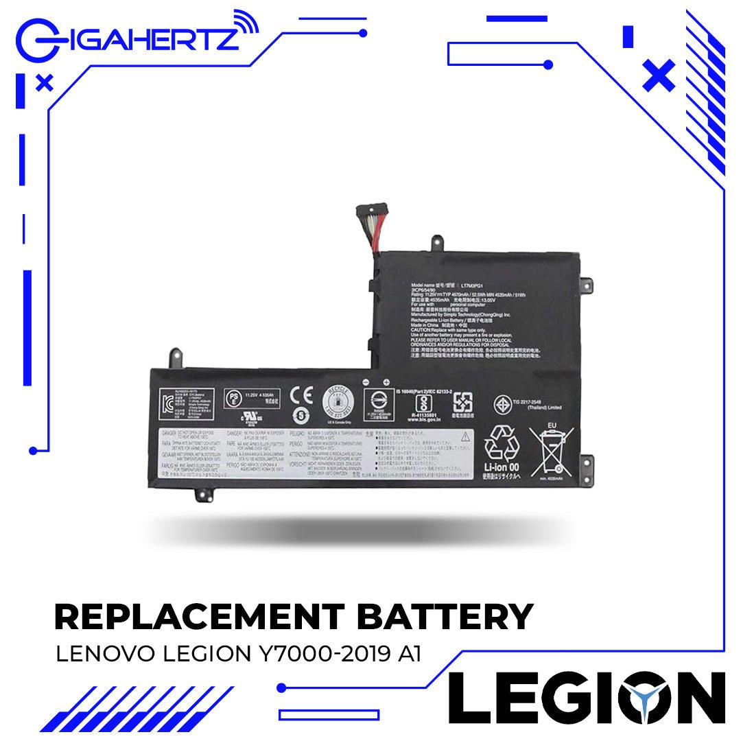 Replacement Battery for Lenovo Legion Y7000 - 2019 A1 | Gigahertz