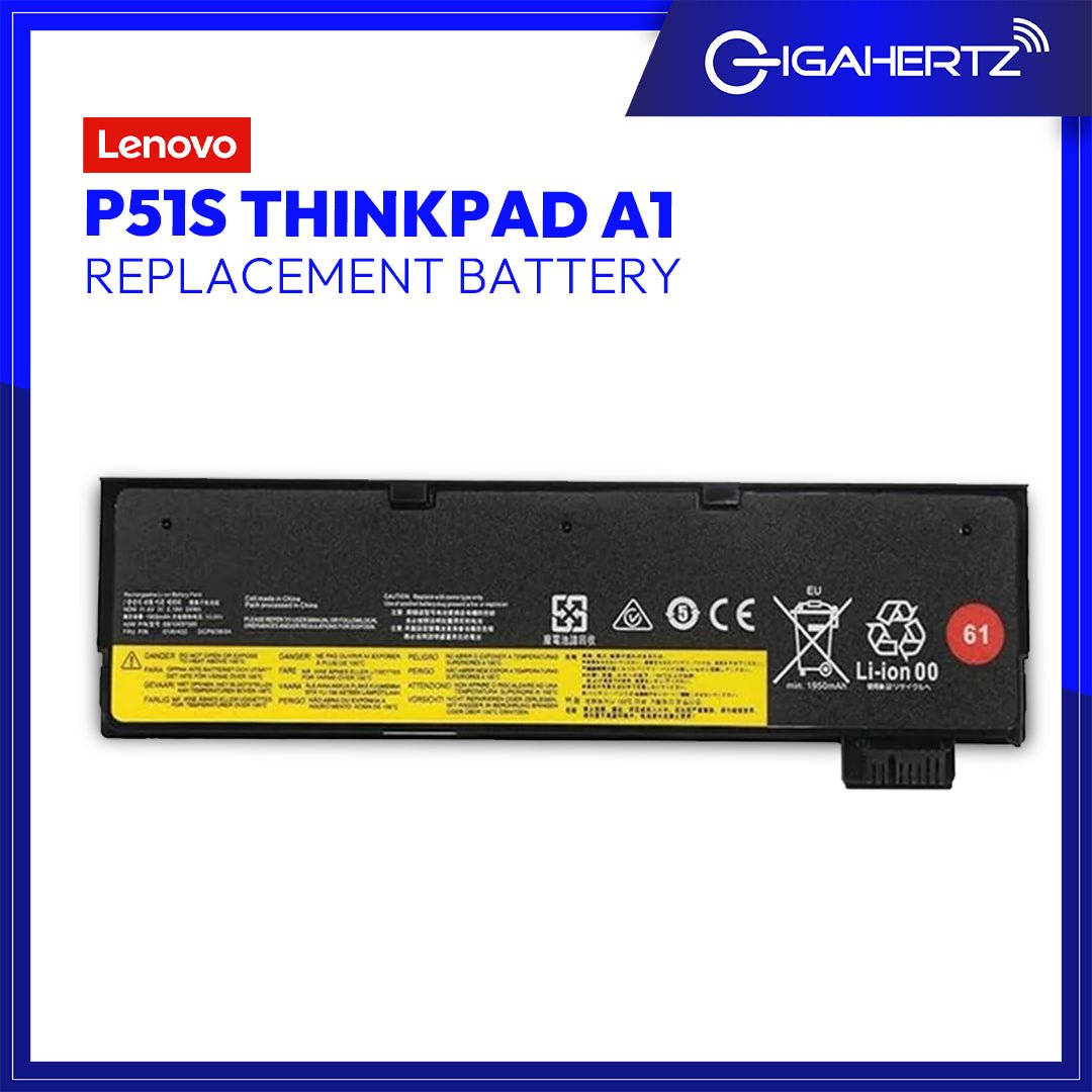 Replacement Battery for Lenovo P51s ThinkPad A1 | Gigahertz