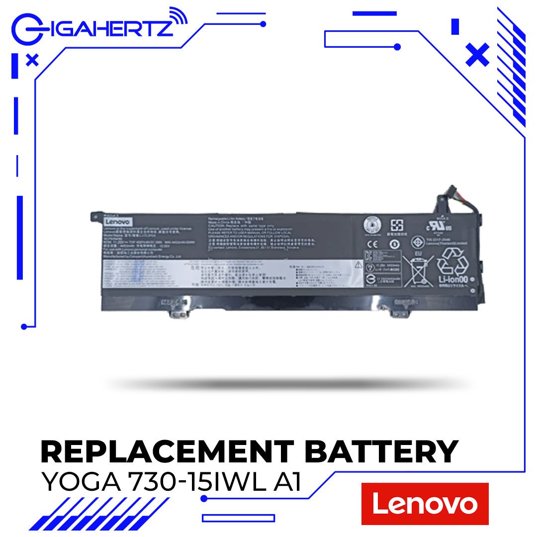 Replacement Battery for Lenovo Yoga 730 - 15IWL A1 | Gigahertz