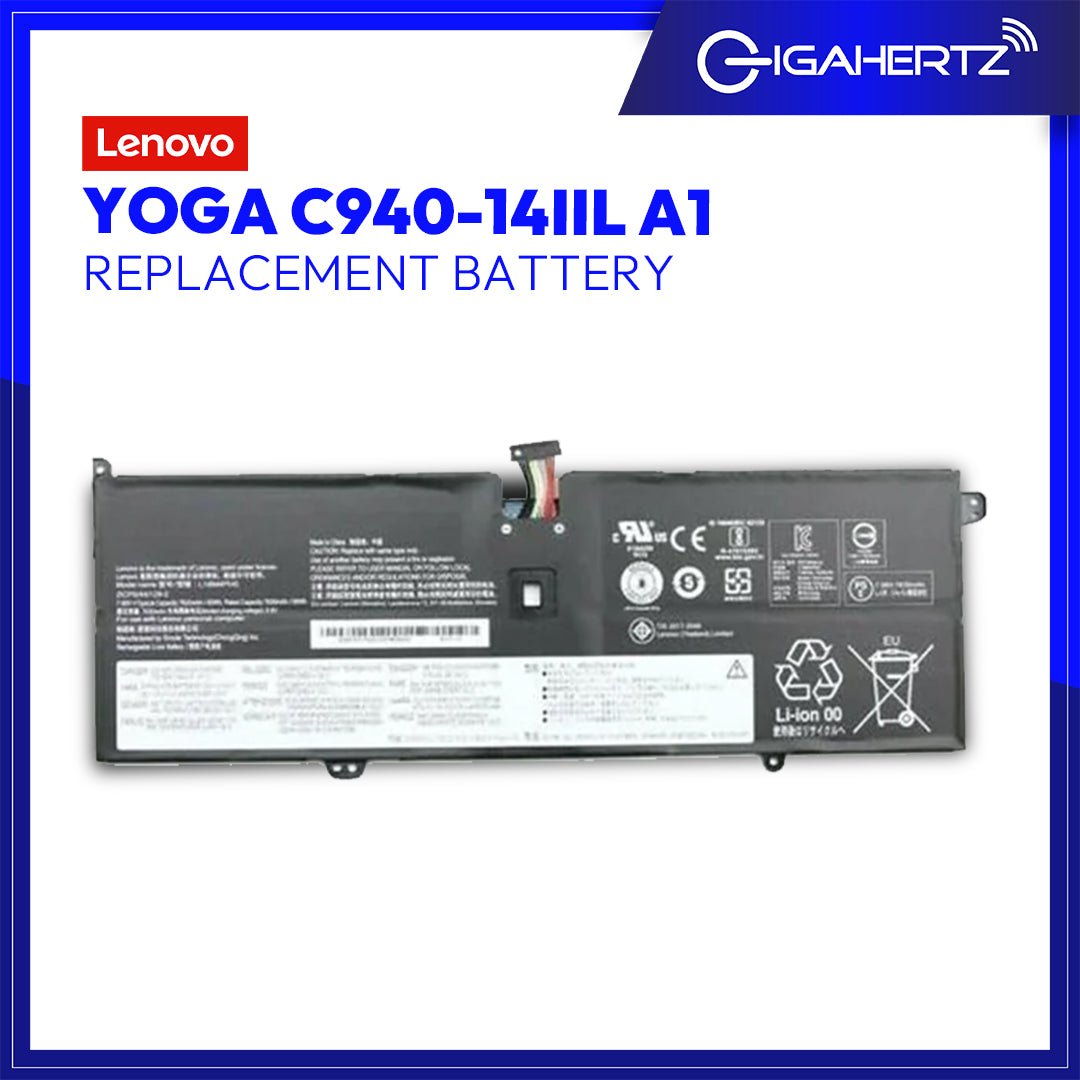 Replacement Battery for Lenovo Yoga C940 - 14IIL A1 | Gigahertz