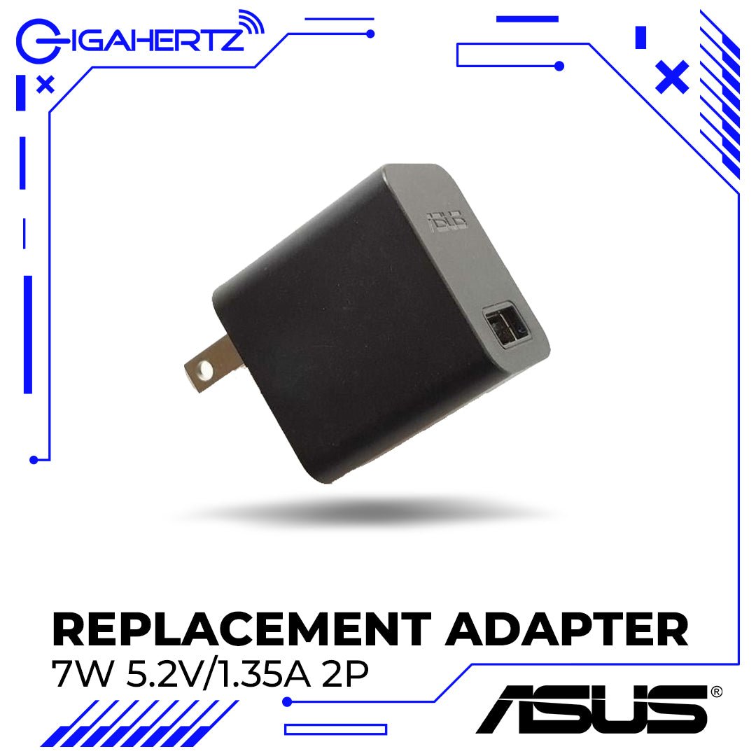 Replacement for ASUS ADAPTER 7W 5.2V/1.35A 2P(BLK) | Gigahertz