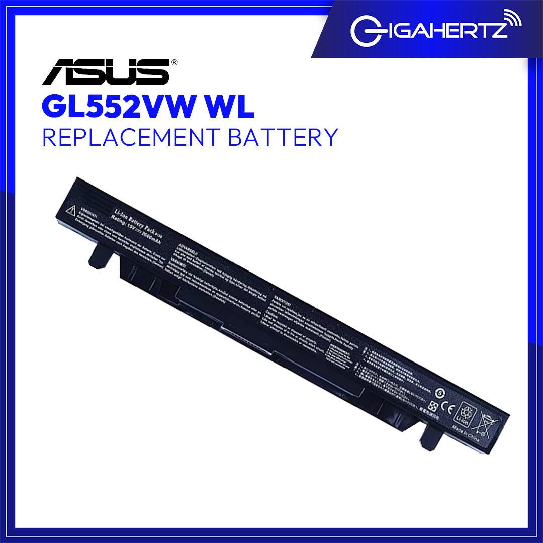 Replacement for Asus Battery GL552VW WL | Gigahertz