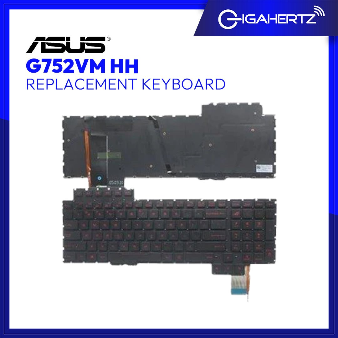 Replacement for Asus Keyboard G752VM HH | Gigahertz