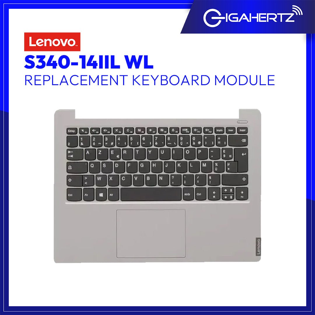 Replacement for LENOVO KEYBOARD MODULE GREY S340 - 14IIL WL | Gigahertz