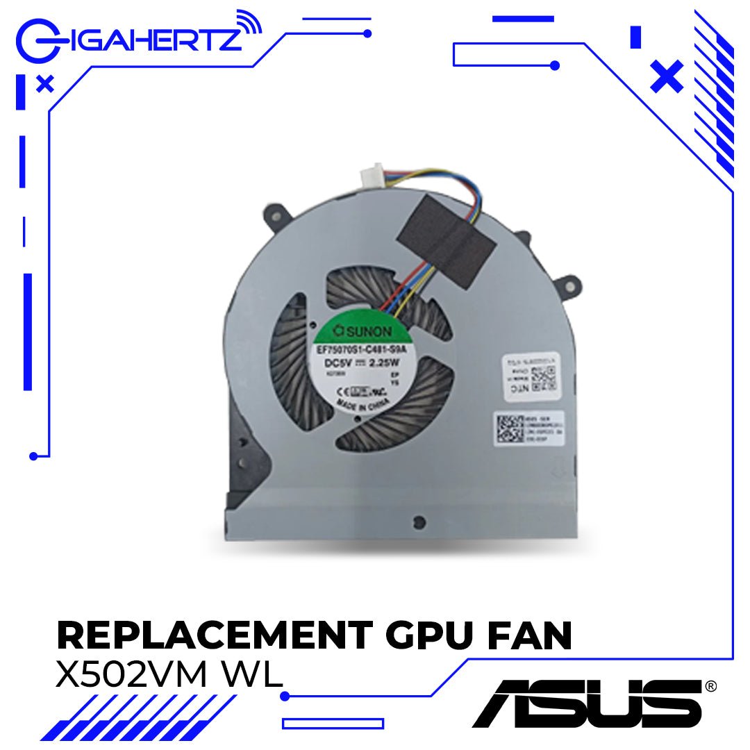 Replacement GPU Fan for Asus X502VM WL | Gigahertz