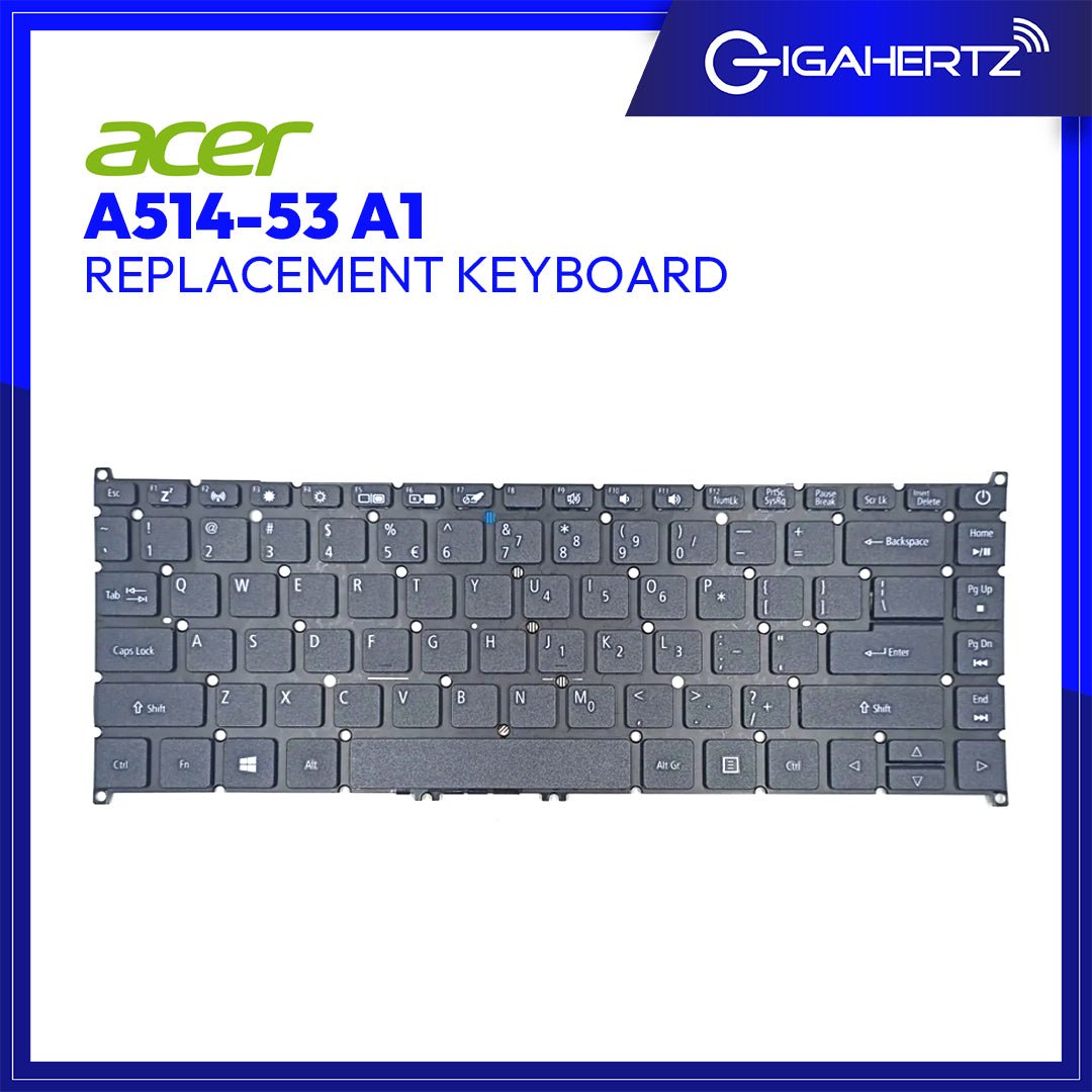 Replacement Keyboard for Acer A514 - 53 A1 | Gigahertz