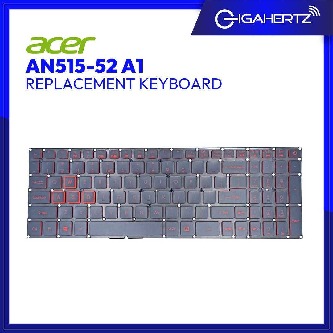 Replacement Keyboard for Acer AN515 - 52 A1 | Gigahertz