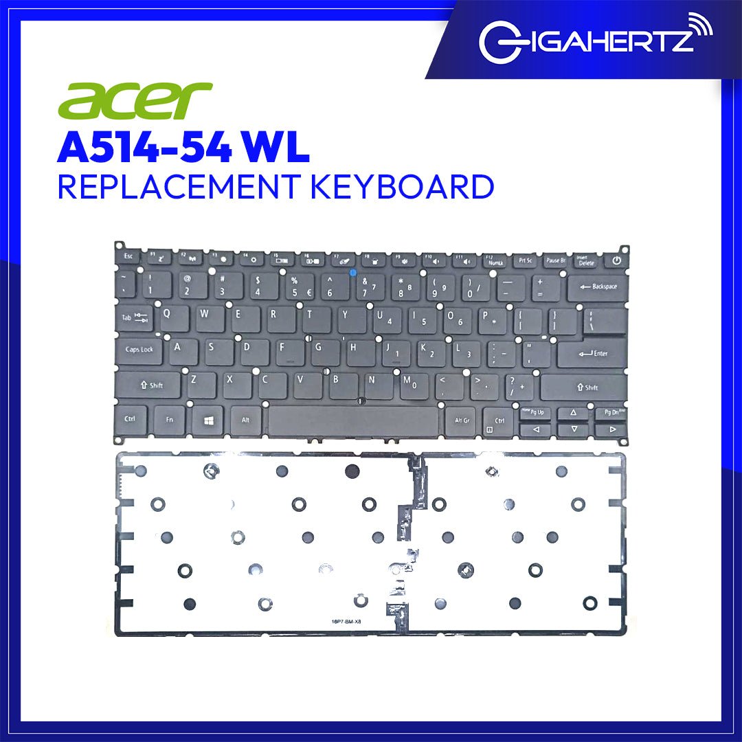 Replacement Keyboard for Acer Aspire A514 - 54 WL | Gigahertz