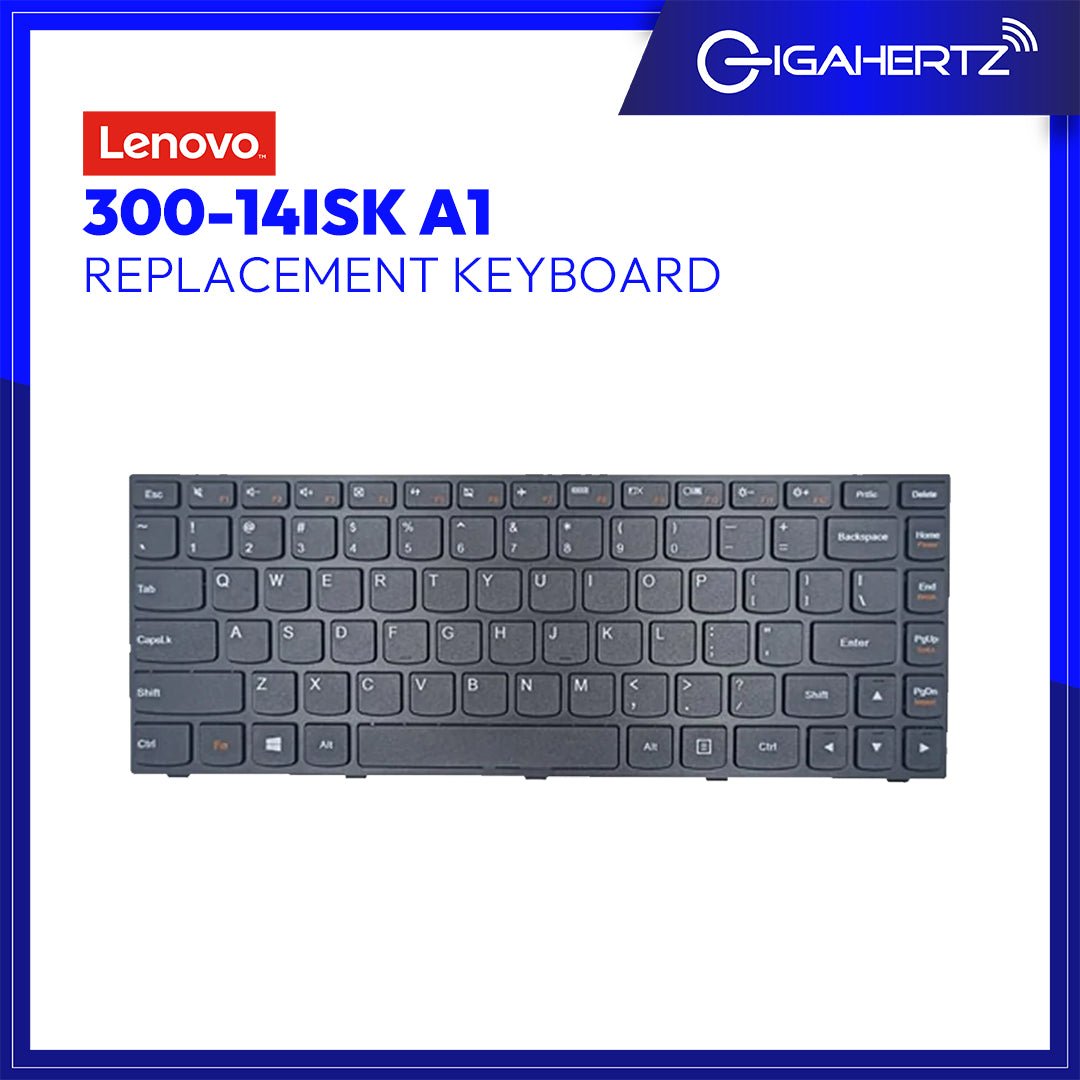 Replacement Keyboard for Lenovo 300 - 14ISK A1 | Gigahertz