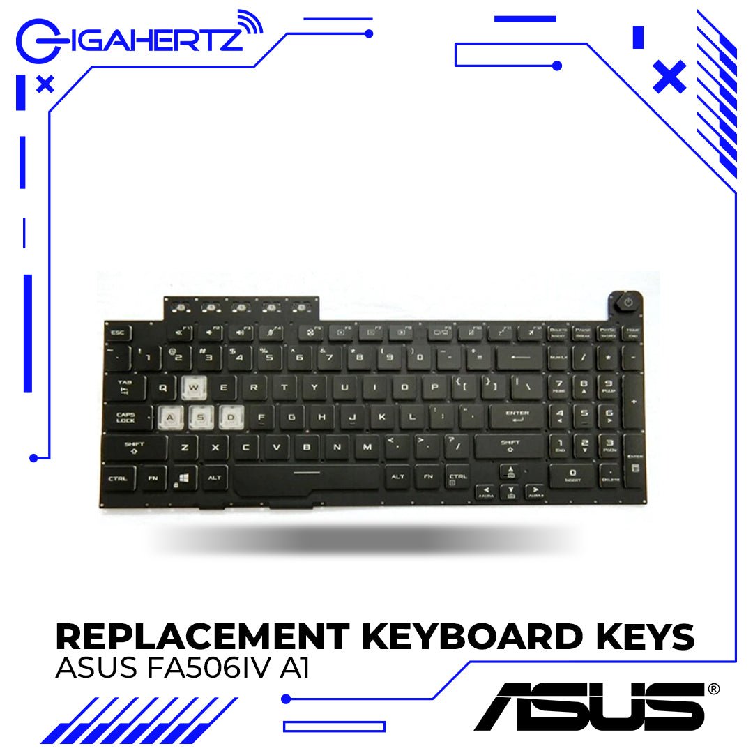 Replacement Keyboard Keys For Asus FA506IV A1 | Gigahertz