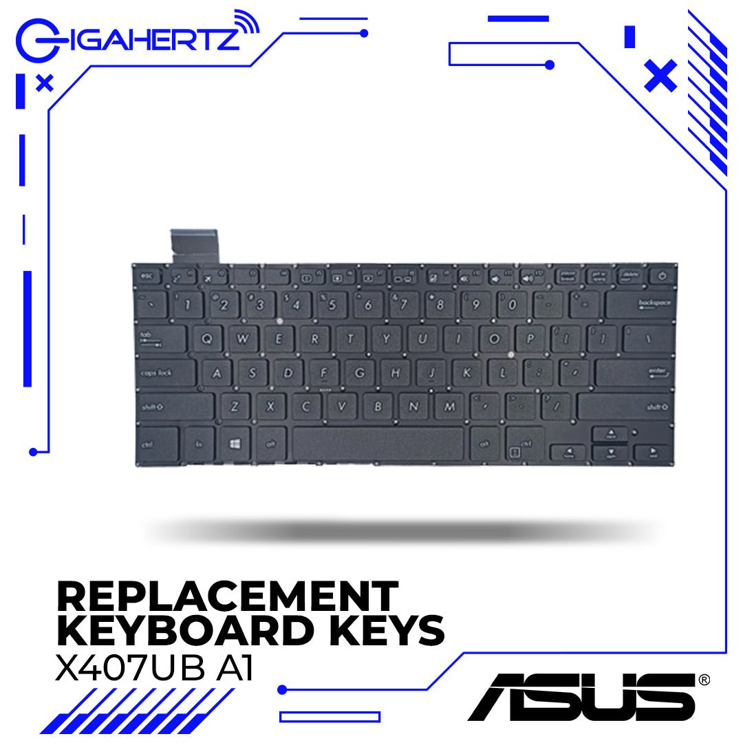 Replacement Keyboard Keys for Asus X407UB A1 | Gigahertz