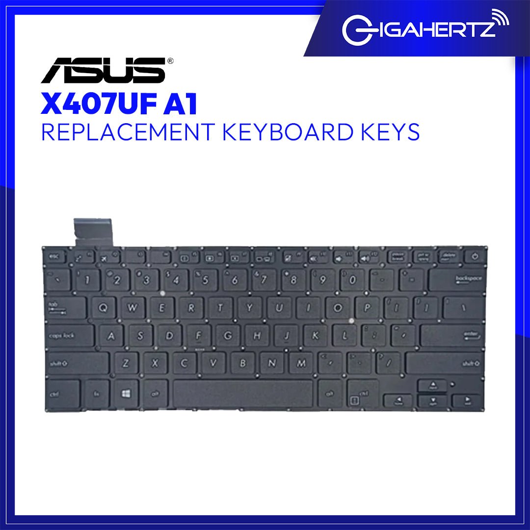 Replacement Keyboard Keys for Asus X407UF A1 | Gigahertz