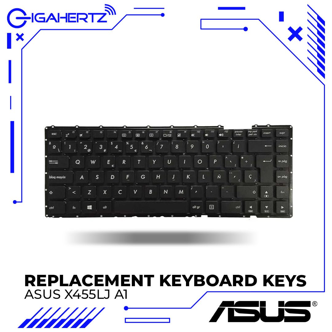 Replacement Keyboard Keys For Asus X455LJ A1 | Gigahertz